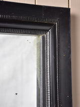 Louis XIII mirror with black carved frame