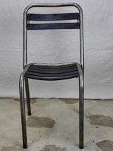Set of six vintage French garden chairs - stackable