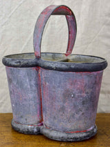 Rustic French bottle carrier