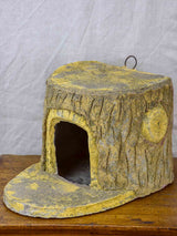 Mid-Century faux bois birdhouse