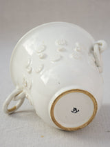 1960's Émile Tessier pot with loop handles 5"