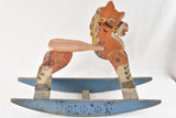 Decorative retro-style wooden horse