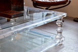 Perspex side tables and coffee table - Romeo Claude Dalle