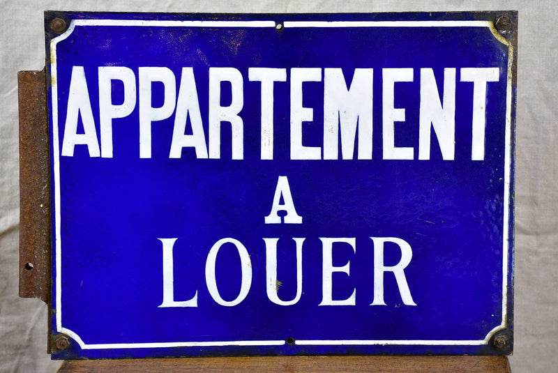 Double sided antique French sign - Appartement à louer