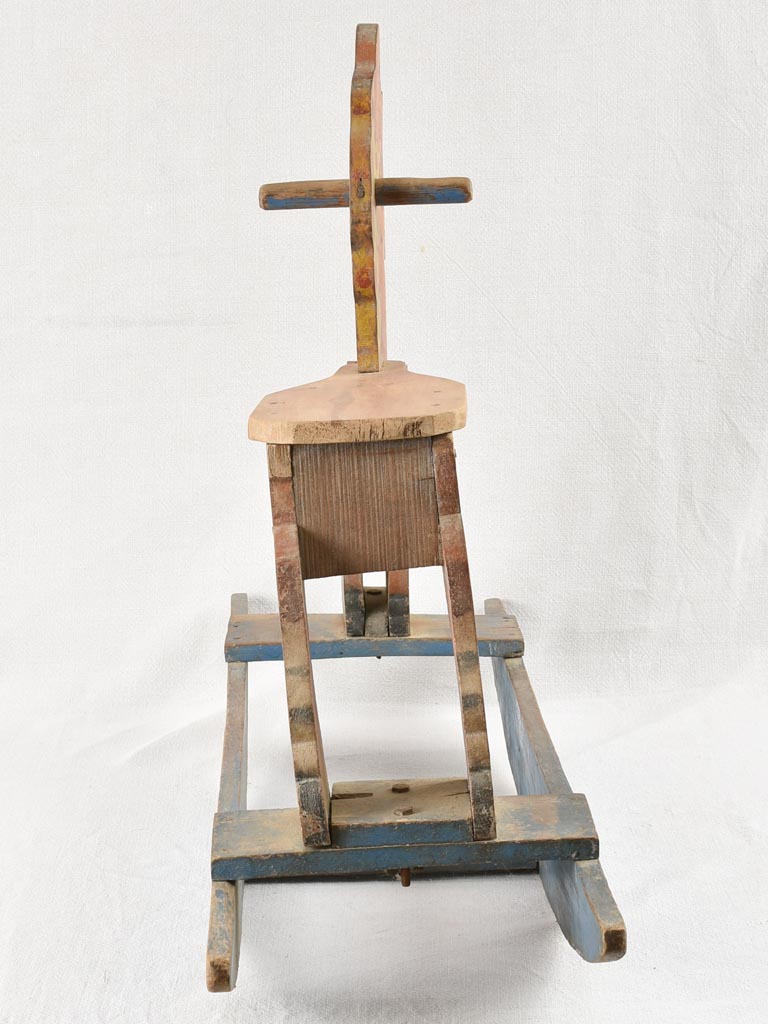 French-origin crafted wooden toy
