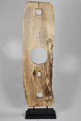 Abstract wooden sculpture 49¼"