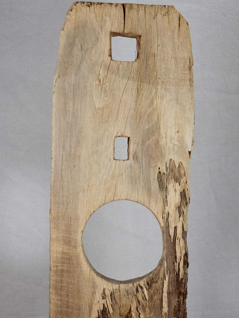 Abstract wooden sculpture 49¼"