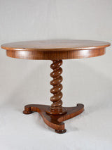 RESERVED BDT Antique French Restoration period round table