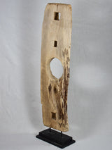 Abstract wooden sculpture 49¼"