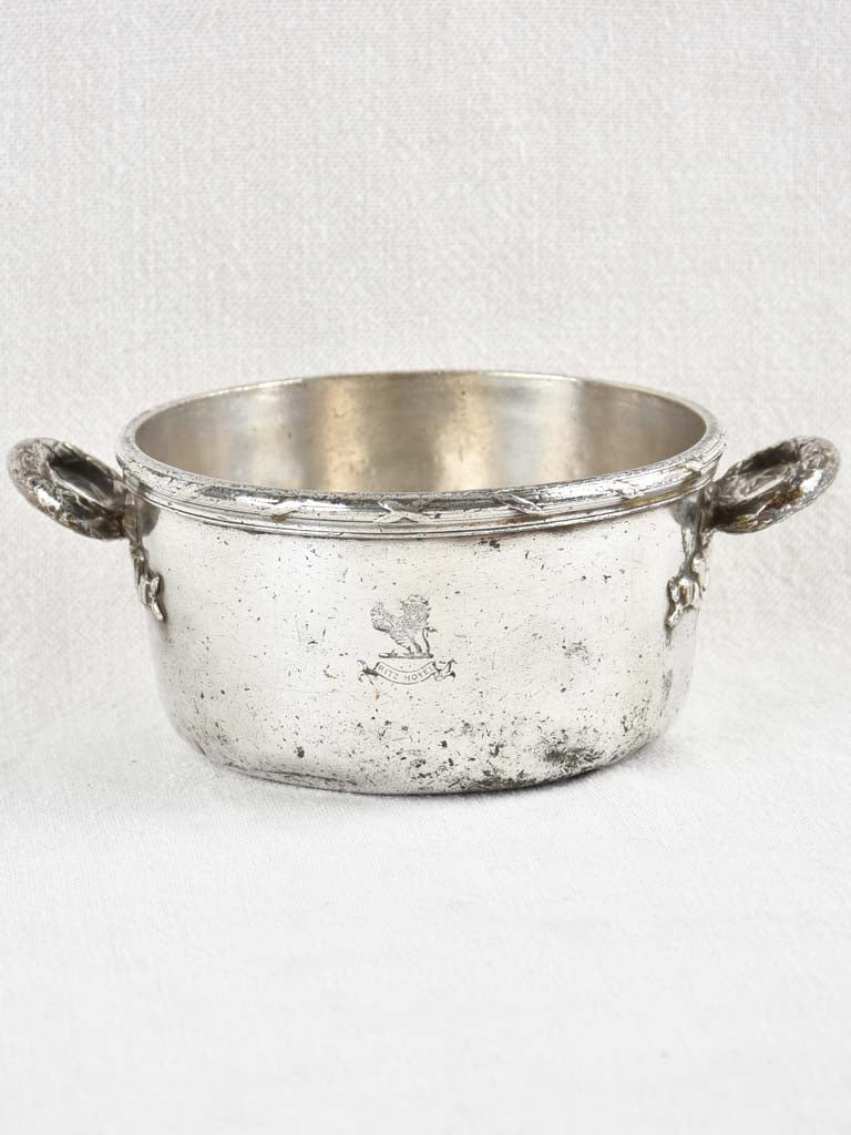 Antique regent silver plate hotel bowl