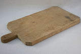 Very large antique French cutting board - beech wood 25½" x 13"