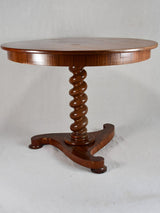 RESERVED BDT Antique French Restoration period round table