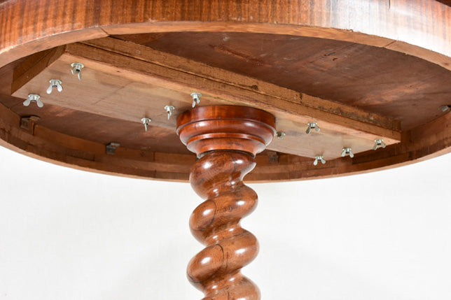 RESERVED BDT Antique French Restoration period round table