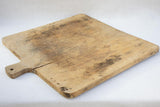 Very broad antique French cutting board 23¼" x 26½"