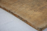 Very broad antique French cutting board 23¼" x 26½"