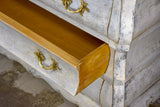 RESERVED - Vintage claw-foot curved commode / dresser - three drawers