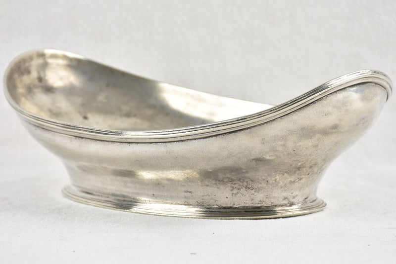 Vintage Worn Silverplate Bread Bowl