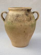 Antique French preserving pot with two handles 16¼"