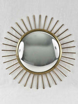 Vintage gold sunburst mirror - Bronze 21¼"