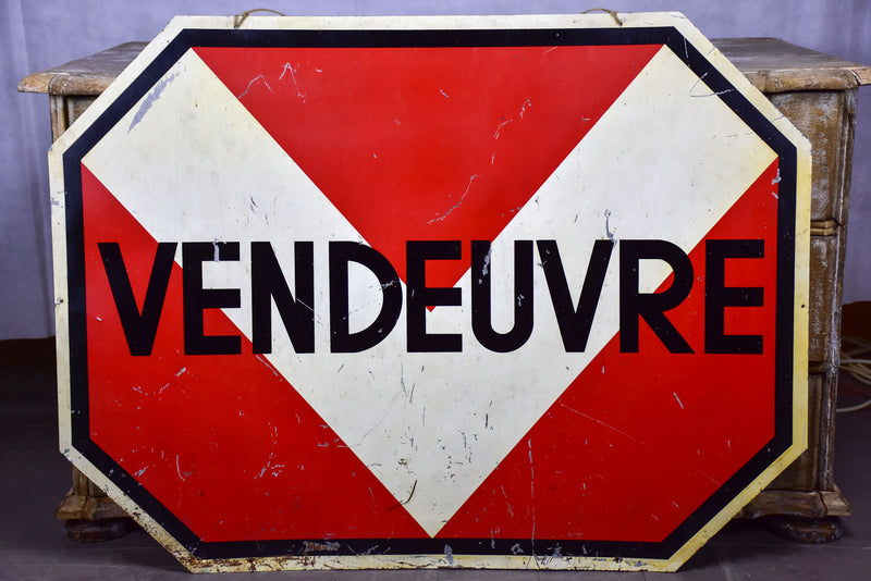 Vintage French sign - Vendeurve