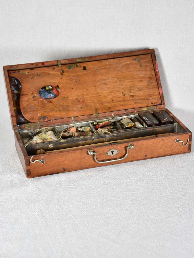 Antique French  artist's paint box