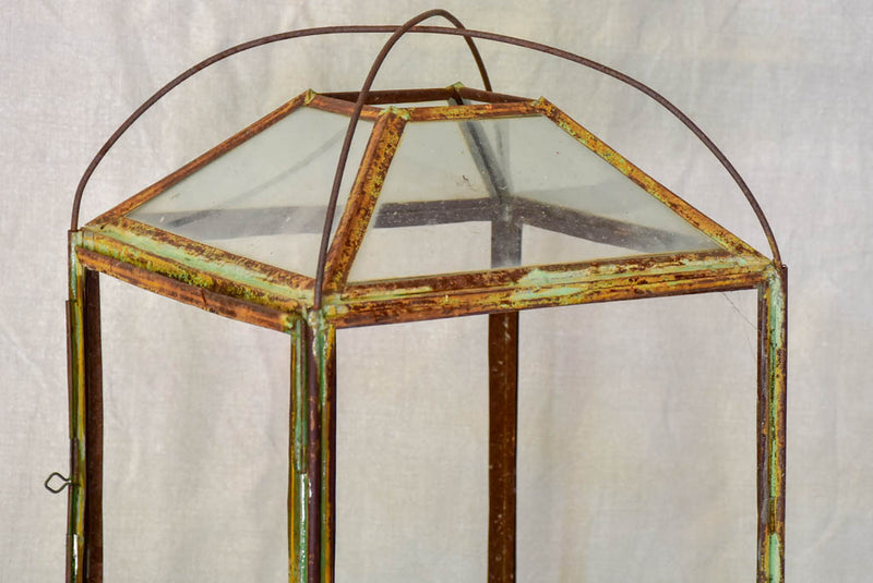 RESERVED Rustic 19th Century French lantern 15¾"