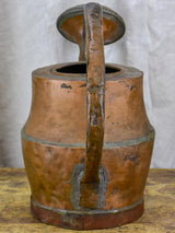 Rustic antique French copper watering can - 18th Century