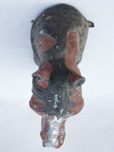 Rustic zinc horse head from stables - 19th century 14¼"