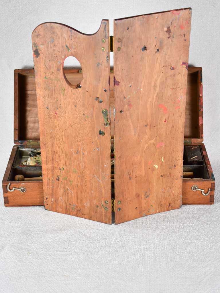 Antique French  artist's paint box