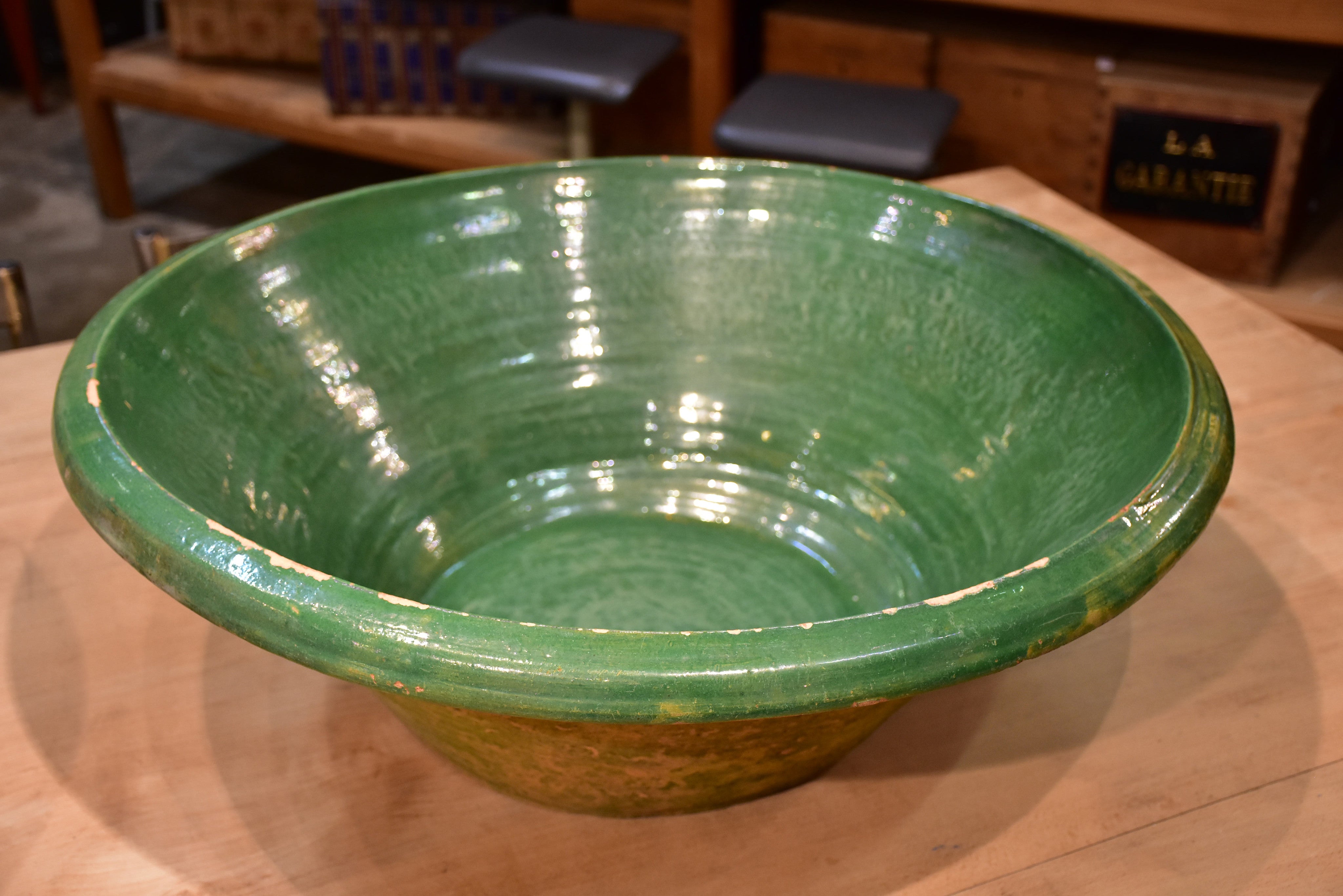 Extra large Provençal preserving bowls