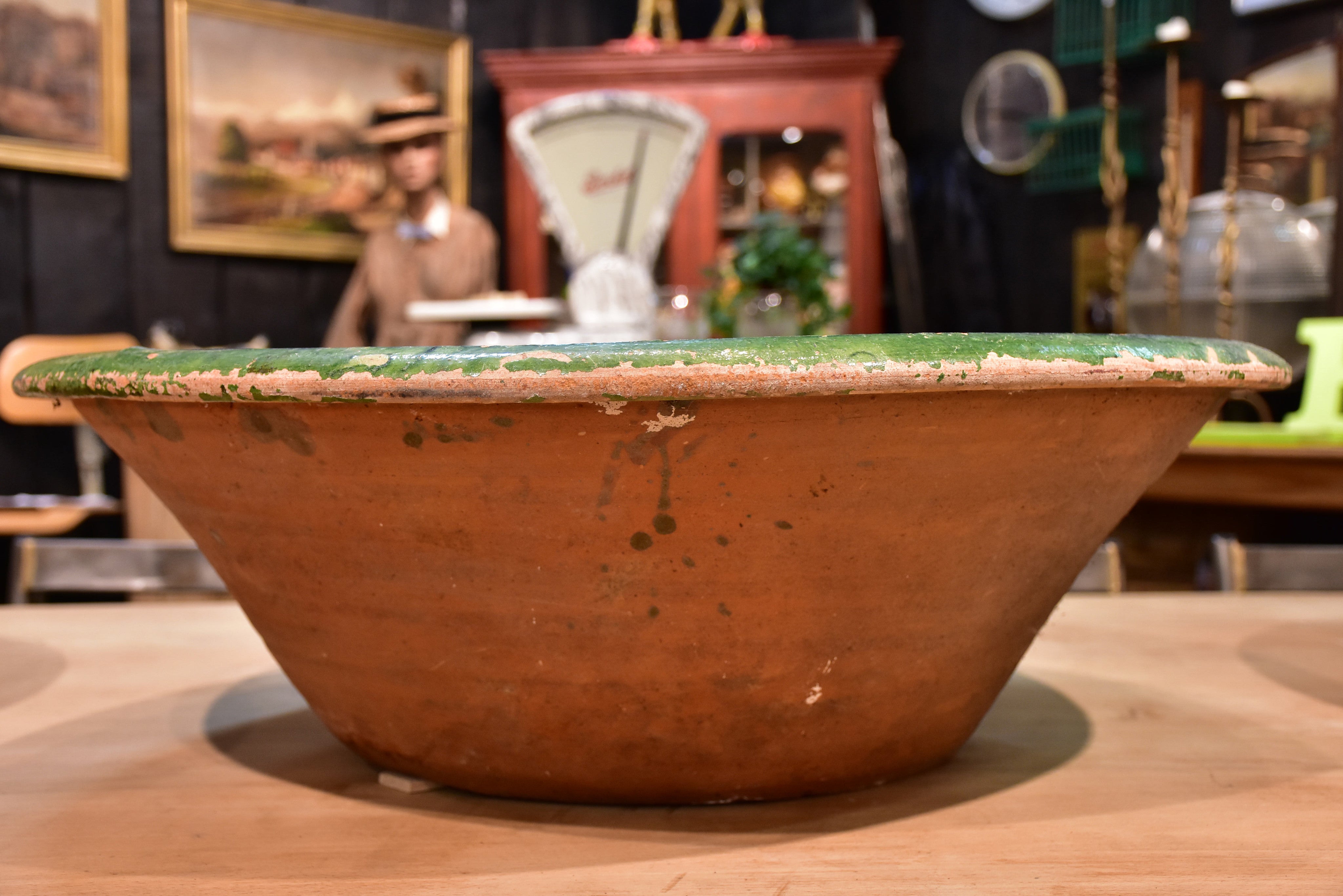 Extra large Provençal preserving bowls