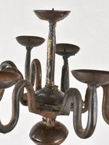Timeless rustic dining table candelabra