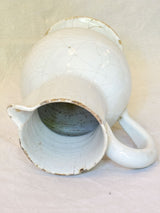 Rustic earthenware Century oil pitcher - 19th Century Huile #3