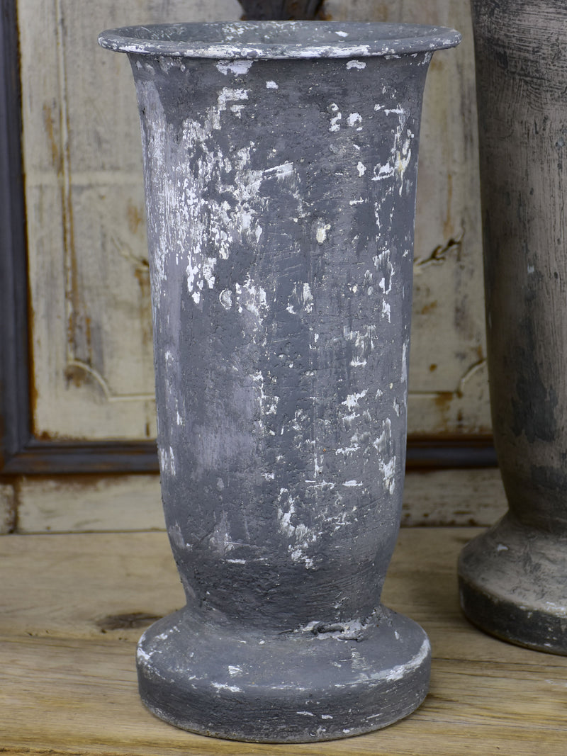 Three vintage French florist vases