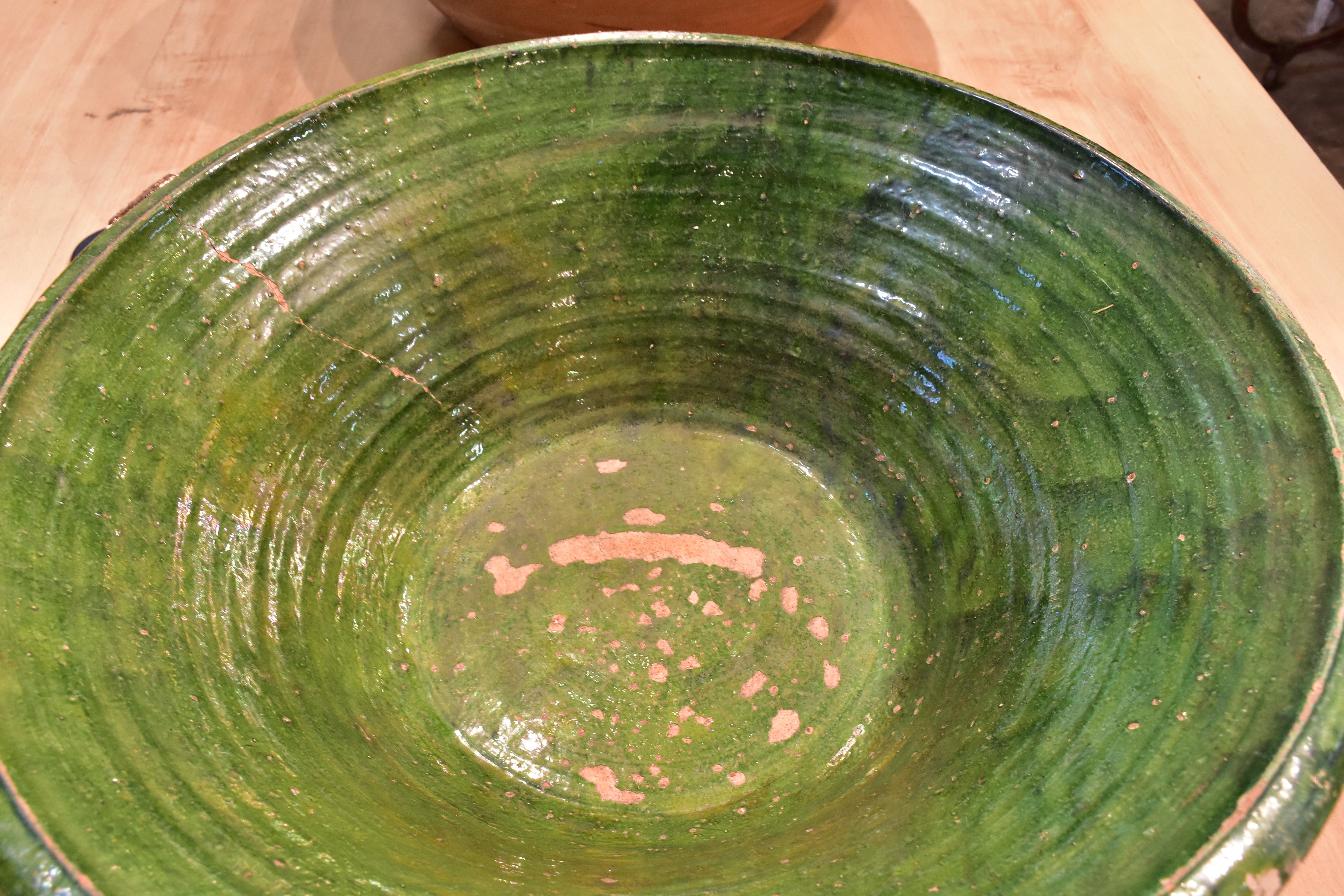 Extra large Provençal preserving bowls