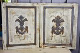 Pair of decorative antique French wall panels