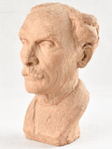 Unfired terracotta sculpture by Spinelli