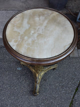 Art Nouveau French round bistro table