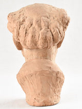 Antique French President terracotta sculpture