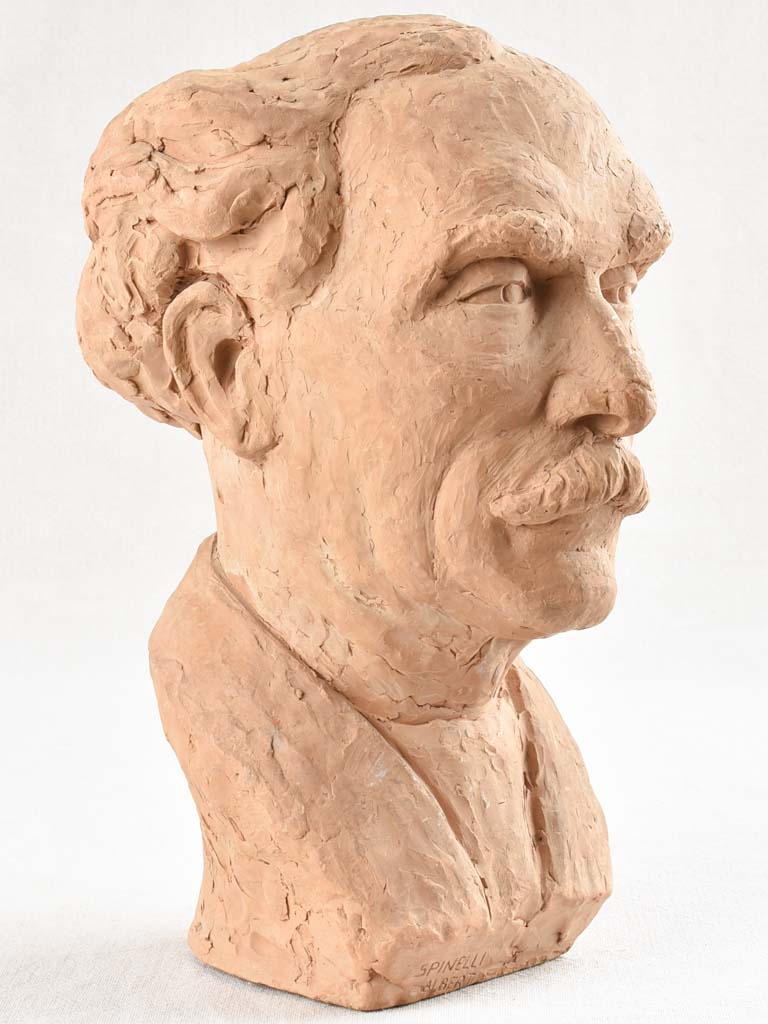 Terra cotta sculpture of Georges Clémenceau – Albert Spinelli