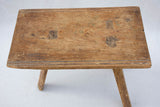 RESERVED Primitive milking stool with three legs