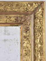 Historic French Gesso Framed Mirror