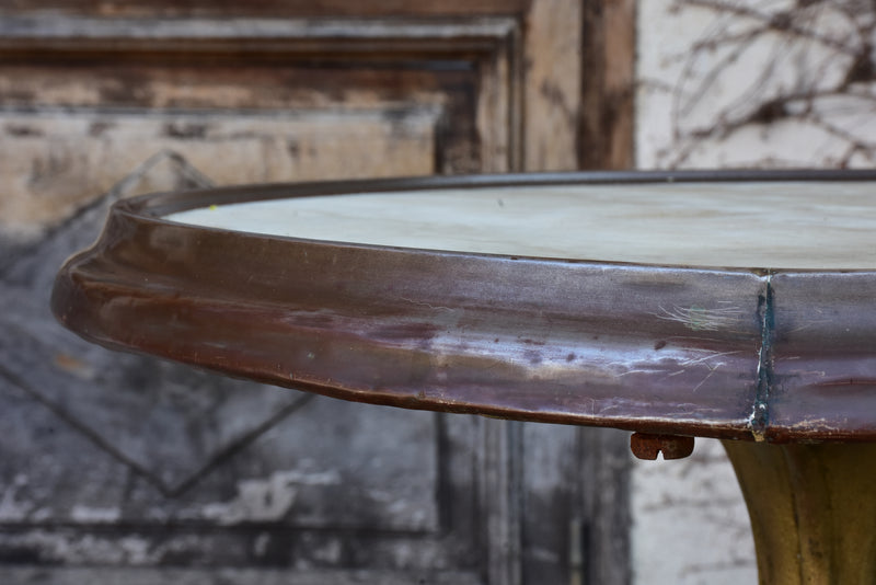 Art Nouveau French round bistro table