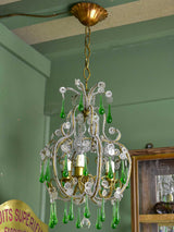 Vintage French beaded chandelier