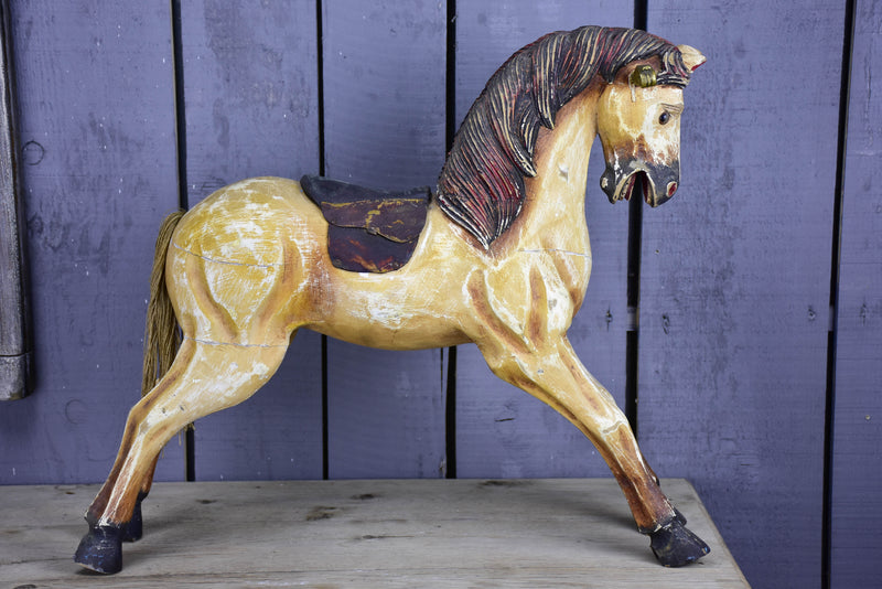 Antique French toy horse