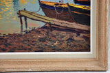 Early twentieth-century seascape - oil on board - Vincent Manago (1880–1936)