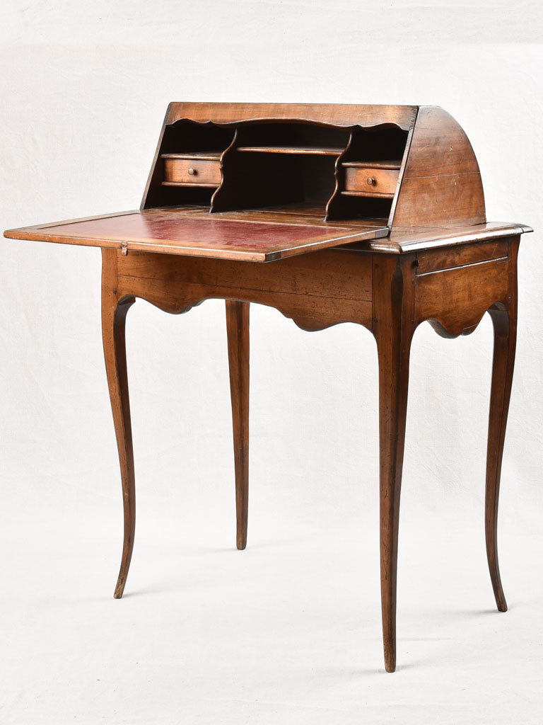 Petite Louis XV style roll back desk