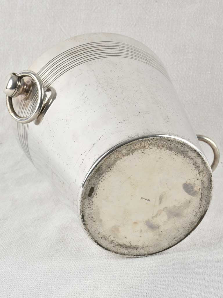 Luxurious 40s silver-plated champagne bucket