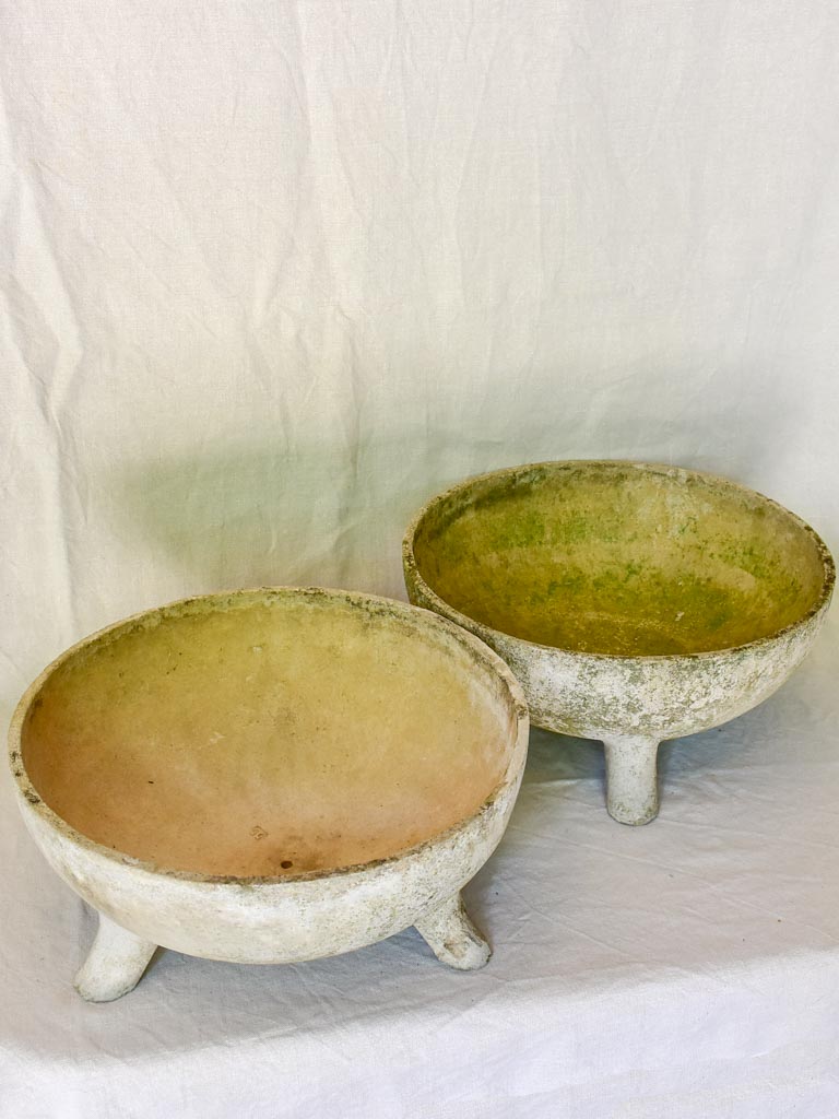 Pair of Willy Guhl cup shaped planters 19"