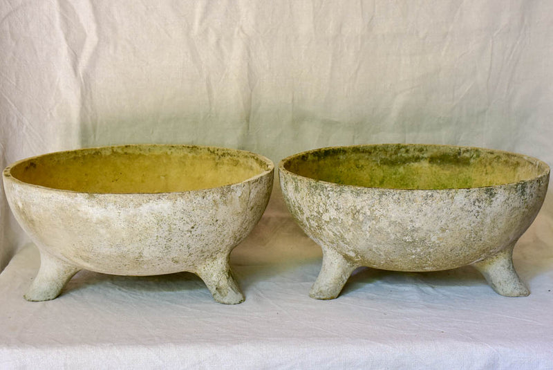 Pair of Willy Guhl cup shaped planters 19"